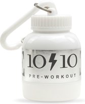10ERGY - Gym keychain - Supplementen sleutelhanger - Scoop to go - Draagbare Eiwit Houder – pre workout Container voor aan sport rugzak