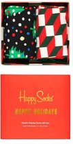 Happy Socks Lot de 2 Happy Socks des fêtes - Coffret cadeau - HOLIDAY - Taille 36-40