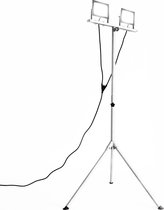 Proventa LED Bouwlamp op statief - In hoogte verstelbaar - Waterdicht & Slagvast - IP65 - 60W