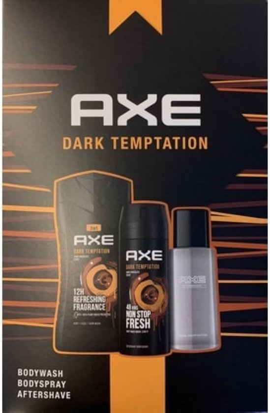 Coffret cadeau AXE Dark Temptation - Après rasage / Deo / Gel douche |  bol.com