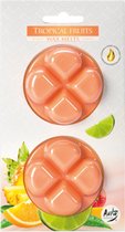 Meltwax geurwax Tropisch fruit 2 stuks