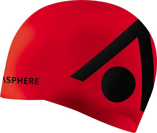Aquasphere Tri Cap - Badmuts - Volwassenen - Rood/Zwart