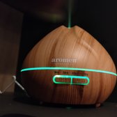 Aromadiffuser "nut"-soap and more-fraai design-fluisterzacht-400ml-met led verlichting (kleur)