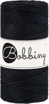Bobbiny Macrame Triple Twist 3 mm - Black