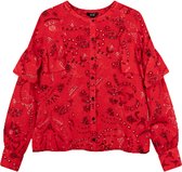 Alix the label Dames Blouse Rood maat M