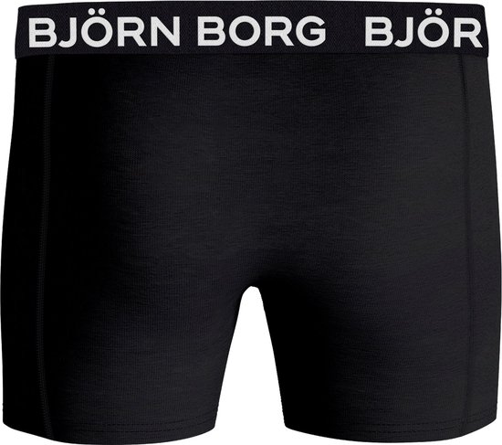 Björn Borg Boxershort Essential - Onderbroeken - Boxer - 7 stuks - Heren - Maat XL - Zwart - Björn Borg