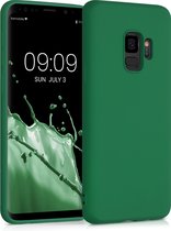kwmobile telefoonhoesje voor Samsung Galaxy S9 - Hoesje voor smartphone - Back cover in elfengroen