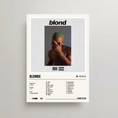Frank Ocean Poster - Blonde Album Cover Poster - Frank Ocean LP - A3 - Frank Ocean Merch - Muziek