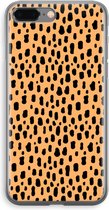 Case Company® - iPhone 8 Plus hoesje - Panter - Soft Case / Cover - Bescherming aan alle Kanten - Zijkanten Transparant - Bescherming Over de Schermrand - Back Cover