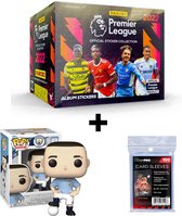 PANINI - PREMIER LEAGUE 2022 - 50 ZAKJES + PHIL FODEN MANCHESTER CITY POP! + Ultra Pro Sleeves