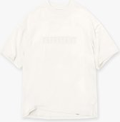 Represent, Embroidered Logo T-Shirt, Flat White, M05141-72, Size S
