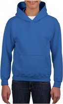 Kobalt blauwe capuchon sweater voor jongens M (140-152)