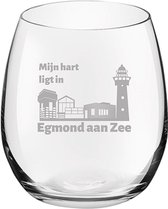 Gegraveerde Drinkglas 39cl Egmond aan Zee
