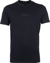 Fred Perry - T-Shirt M2706 Donkerblauw - XXL - Modern-fit