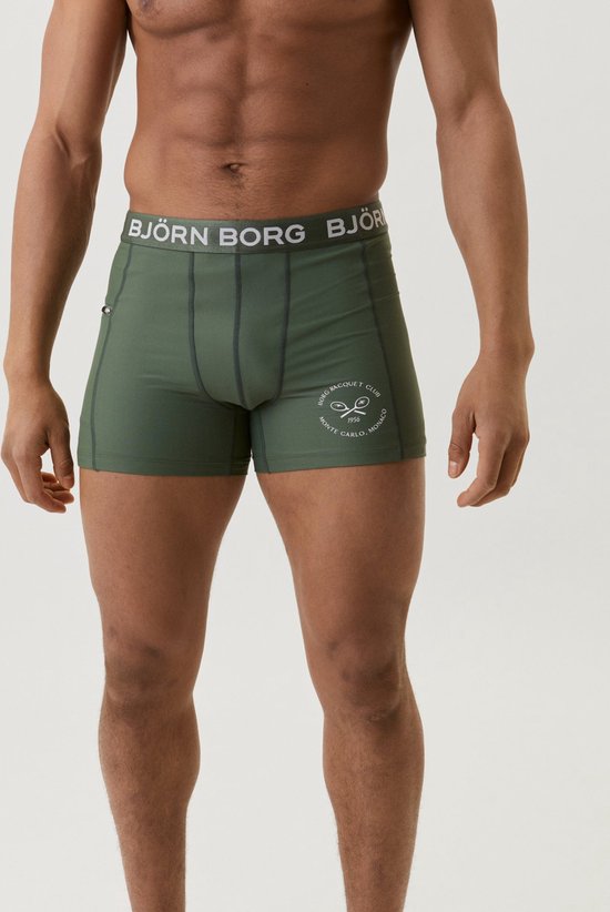 escaleren Mislukking terrorisme Björn Borg Swim Shorts Steve - Heren - Strakke Zwembroek - Maat S - Groen |  bol.com