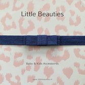 Little Beauties - haarbandje - navy - baby - peuter - haaraccessoire
