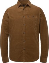 Vanguard - Overhemd Corduroy Bruin - XXL - Heren - Modern-fit