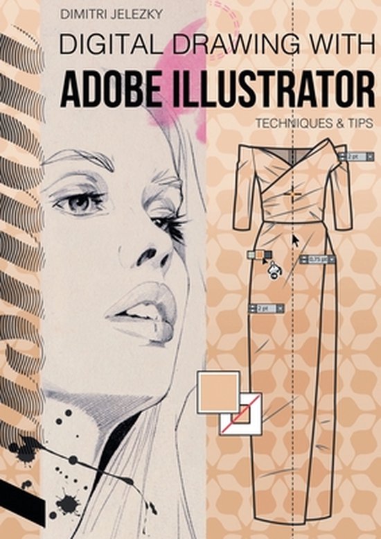 FashionDesign - Digital drawing with Adobe Illustrator - cover