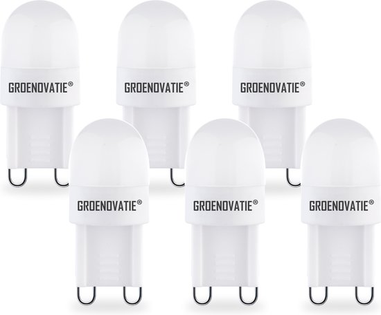 Groenovatie LED Lamp - G9 Fitting - 1W - Extra Klein - Extra Warm Wit -  6-Pack | bol.com