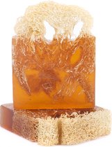 The Soap Factory Natuurlijke Luffa met Honing en Geitenmelk zeep