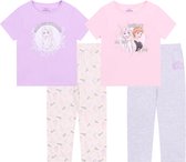 2x Paars-grijze meisjespyjama -Elsa en Anna, Frozen DISNEY / 3-4 jaar 104 cm