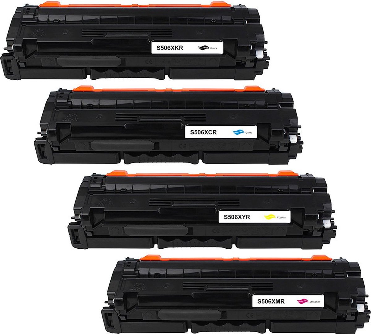 Samsung CLT-C506S / CLT-M506L - Inktcartridge Cyaan|Geel|Magenta|Zwart - 16.500 pagina's - Huismerk Compatible - Geschikt voor Samsung CLP-680ND Samsung CLX-6260FD Samsung CLX-6260FR Samsung CLX-6260FW Samsung CLX-6260ND