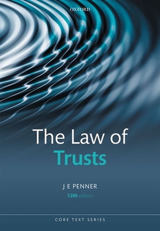 Core Texts Series-The Law of Trusts - cover