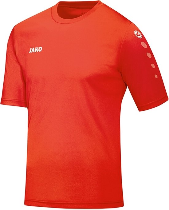 Jako - Shirt Team S/S JR - Kinder Sport Shirt - 116 - Oranje