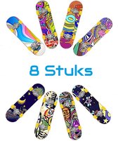 Fingerboard - 8 Stuks - Uitdeelcadeau - Mini Skateboard - Vinger Skateboard