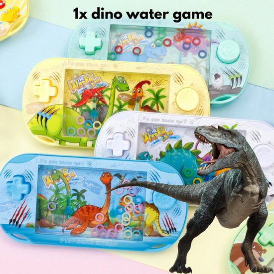 Thumbnail van een extra afbeelding van het spel The Awesome Mystery Box - Dinosaurus - Speel Figuren Superset - Dinosaurus Speelgoed - 6x dino speelfiguren - 1x dino groei ei - 1x dino 3D puzzel ei - 1x dino auto - 2x dino vliegtuig - 1x dino water spel