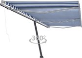 Everest Luifel vrijstaand automatisch 600x300 cm blauw en wit
