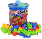 Creboblocks 100 grote bouwblokken voor kinderen met opbergtas