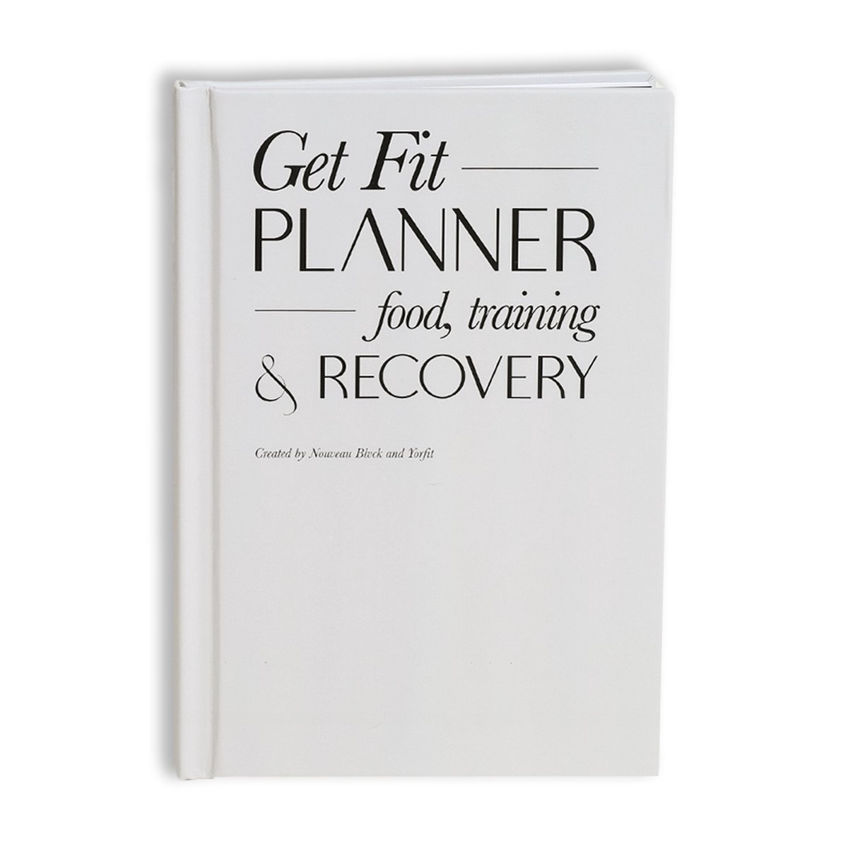 Get Fit Planner - fitness journal - Fitness planner - Lifestyle planner - Planner 2022 - Hardcover - Beige - NOUVEAU BLVCK