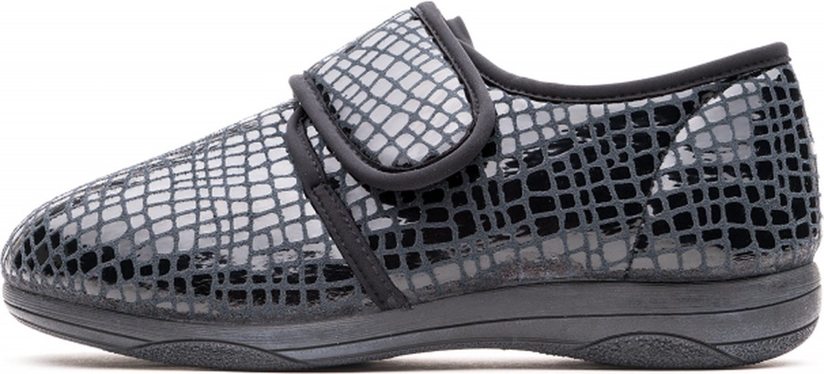 Goedkoopste Q Fit Geneve 2 Verbandschoen Zwart Croco