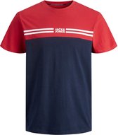 Jack & Jones T-shirt Steve Red (Maat: 6XL)