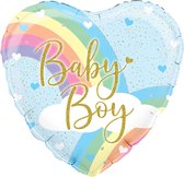 Oaktree - Folieballon hart Baby Boy