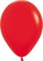 Sempertex Ballonnen Fashion Red | 50 stuk | 5 inch | 13cm | Miniballonnen rond