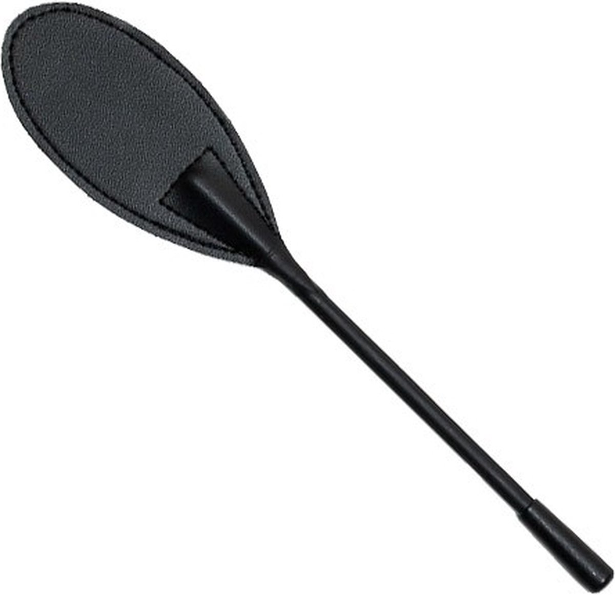 Nooitmeersaai - Leren zweep met lepel vorm - 28 cm