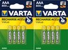 Varta Oplaadbaar Value AAA 800mAh 8 pack