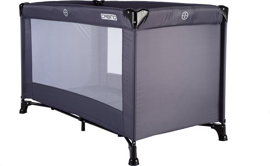 Cabino Campingbedje / Reisbedje set Inclusief Comfortabel Matras 60x120cm Grijs