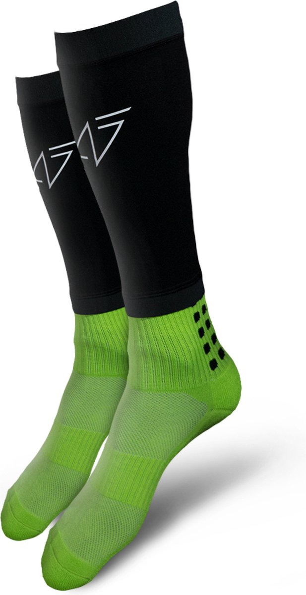 AG COMFORT Compressie - Gripsock - Voetbal - Anti-slip sokken - Color - Green