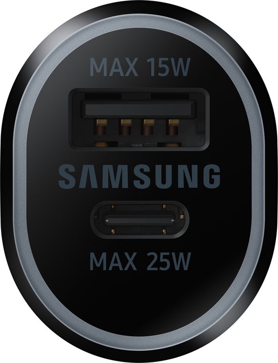 Samsung autolader - zonder kabel - 40W - Zwart - Samsung