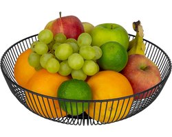 QUVIO Fruitschaal - Fruitmand - Metalen Fruitschaal - Servee