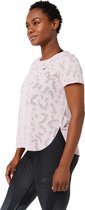 ASICS Ventilate Actibreeze Shirt Dames - sportshirts - paars/wit - maat L