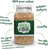 WholeFiber™- gedroogde witlofwortel (chicory/cichorei) - health food - darmgezondheid - voedingsvezel - prebiotica - ontbijt - 350g ℮