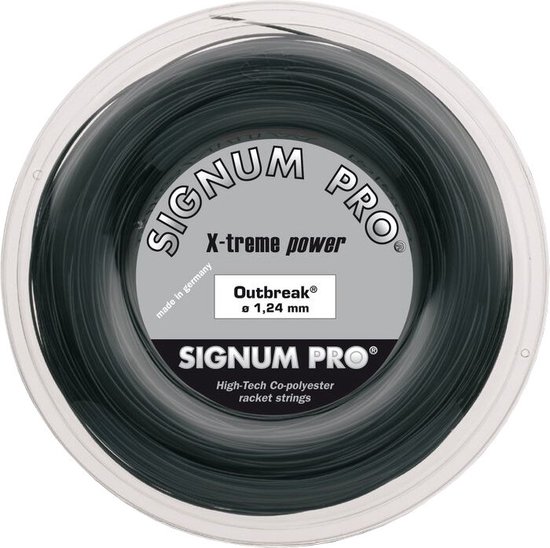 Foto: Signum pro outbreak tennissnaren zwart 1 24 mm 200 m 