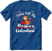 They Call Me Romeo - Valentijn T-Shirt | Grappig Valentijnsdag Cadeautje voor Hem en Haar | Dames - Heren - Unisex | Kleding Cadeau | - Donker Blauw - S