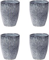 Broste Copenhagen Nordic Sand kopje set van 4 Ø 8 x H10 cm – 25CL - Mug without handle