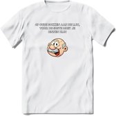 49 oude sokken aan de lijn T-Shirt | Grappig Abraham 50 Jaar Verjaardag Kleding Cadeau | Dames – Heren - Wit - 3XL