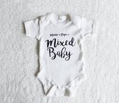 Baby rompertje met tekst | Mixed Baby | Cadeau | Multicultureel | Grappig | 0-6 mnd